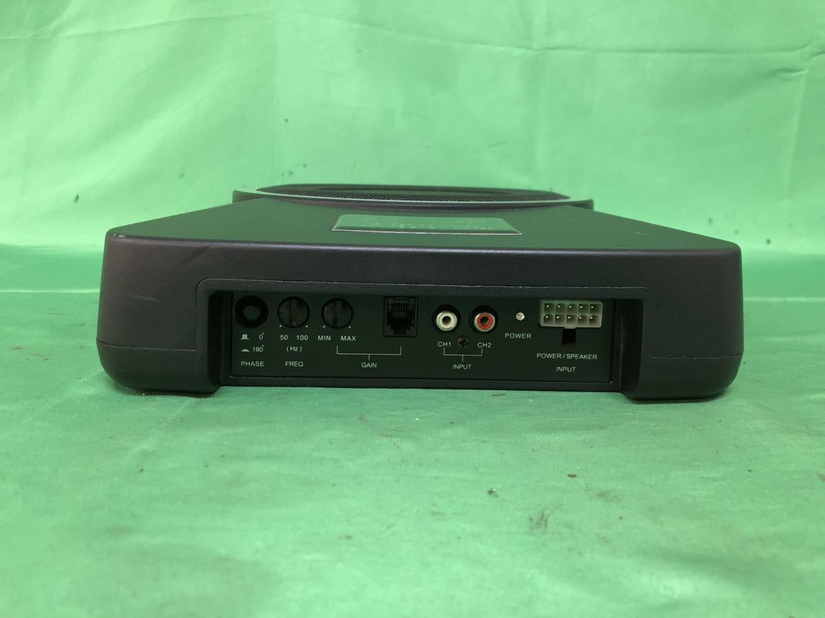 KL188 中古 DynaQuest ダイナクエスト AUTOBACS オートバックス 20㎝ アクティブ サブウーハー アンプ内蔵 DQC-800B 動作未確認_画像2