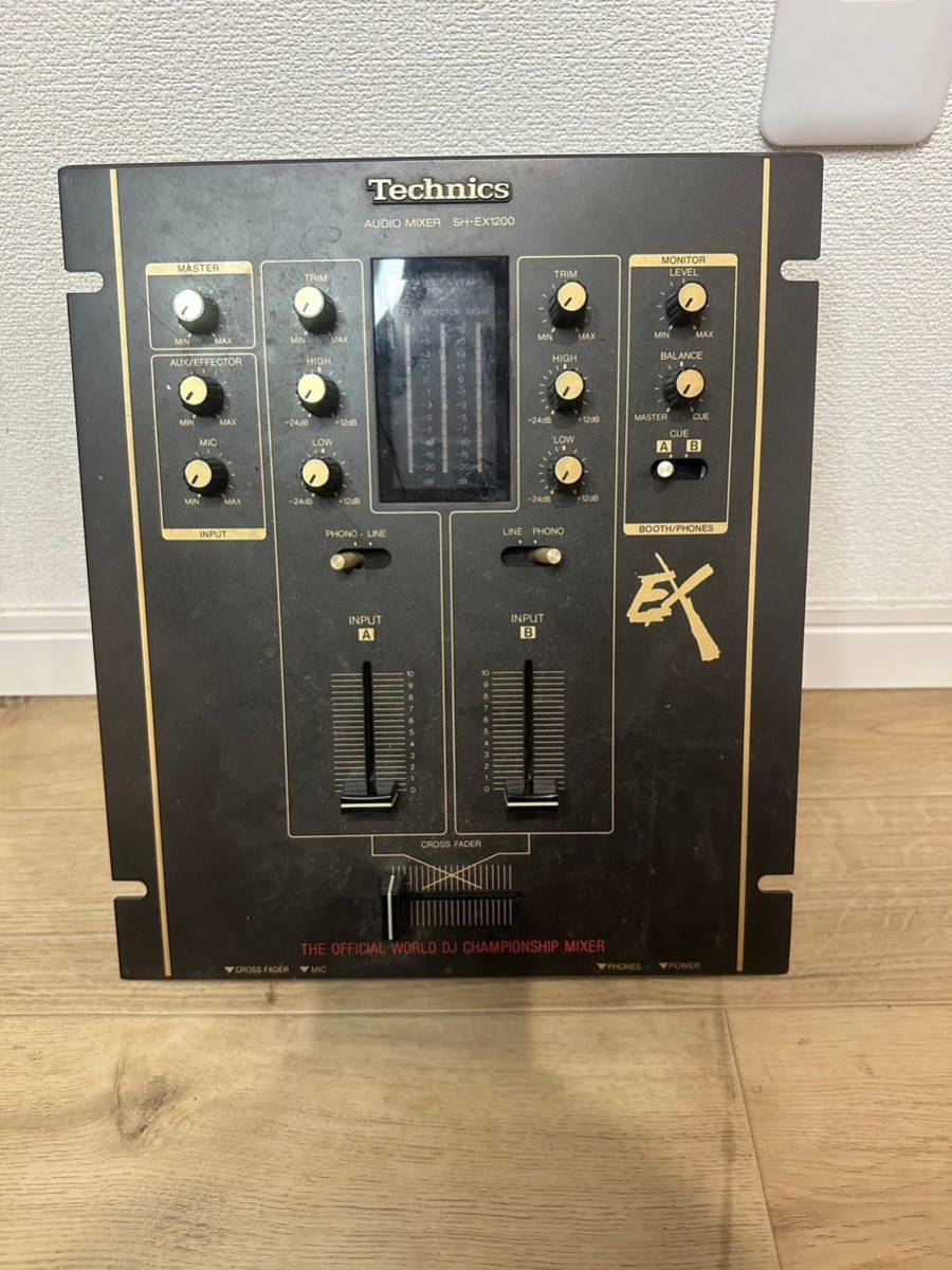 Technics Technics audio mixer SH-EX1200: Real Yahoo auction salling