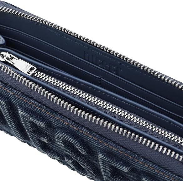 DIESEL ディーゼル 長財布 デニム ブルー 現在発送まで約7〜9日 DIESEL ディーゼル 長財布 デニム ブルー 現在発送まで約7〜9日