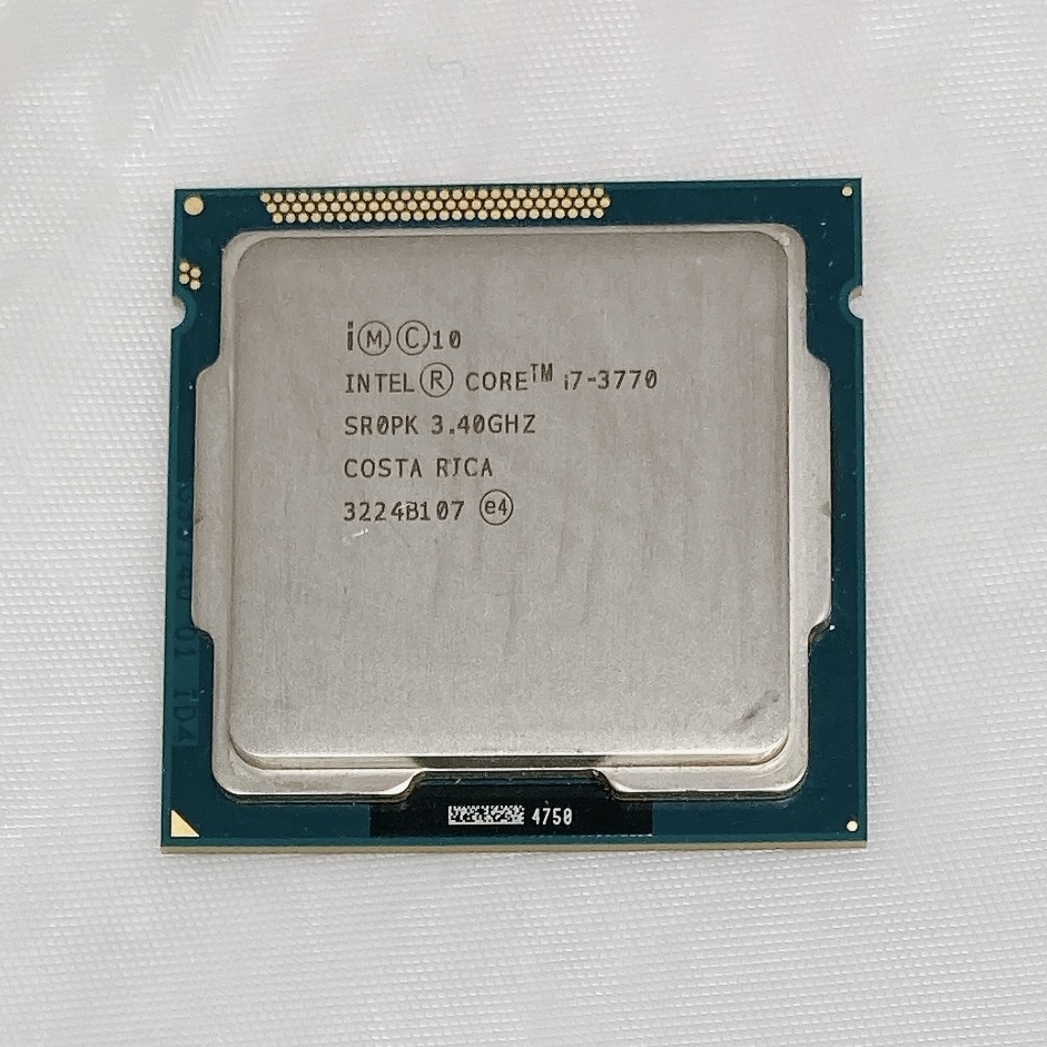 Intel Core i7-3770 CPU 動作確認済み (インテル,コア,ジャンク,PC,パソコン,メモリ,i3,i5,i9,rizen,windows)_画像1