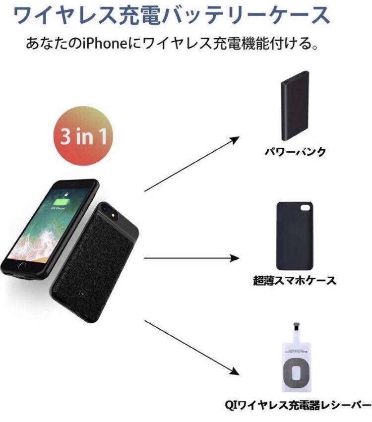 iphone バッテリー内蔵ケース 無線 ケース型バッテリー バッテリーケース_画像5