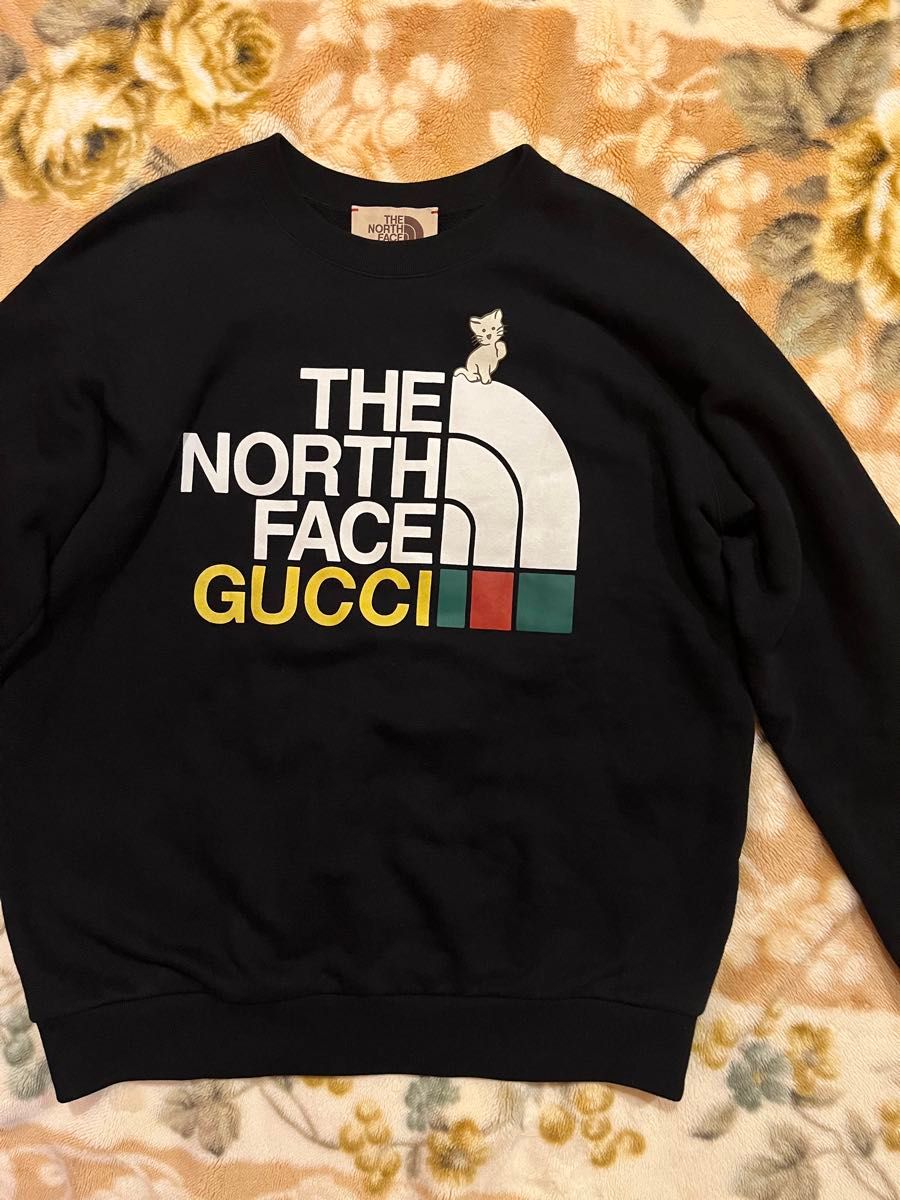 GUCCI  × THE NORTH FACE コットン　トレーナー イタリア製　Sサイズ　極美品