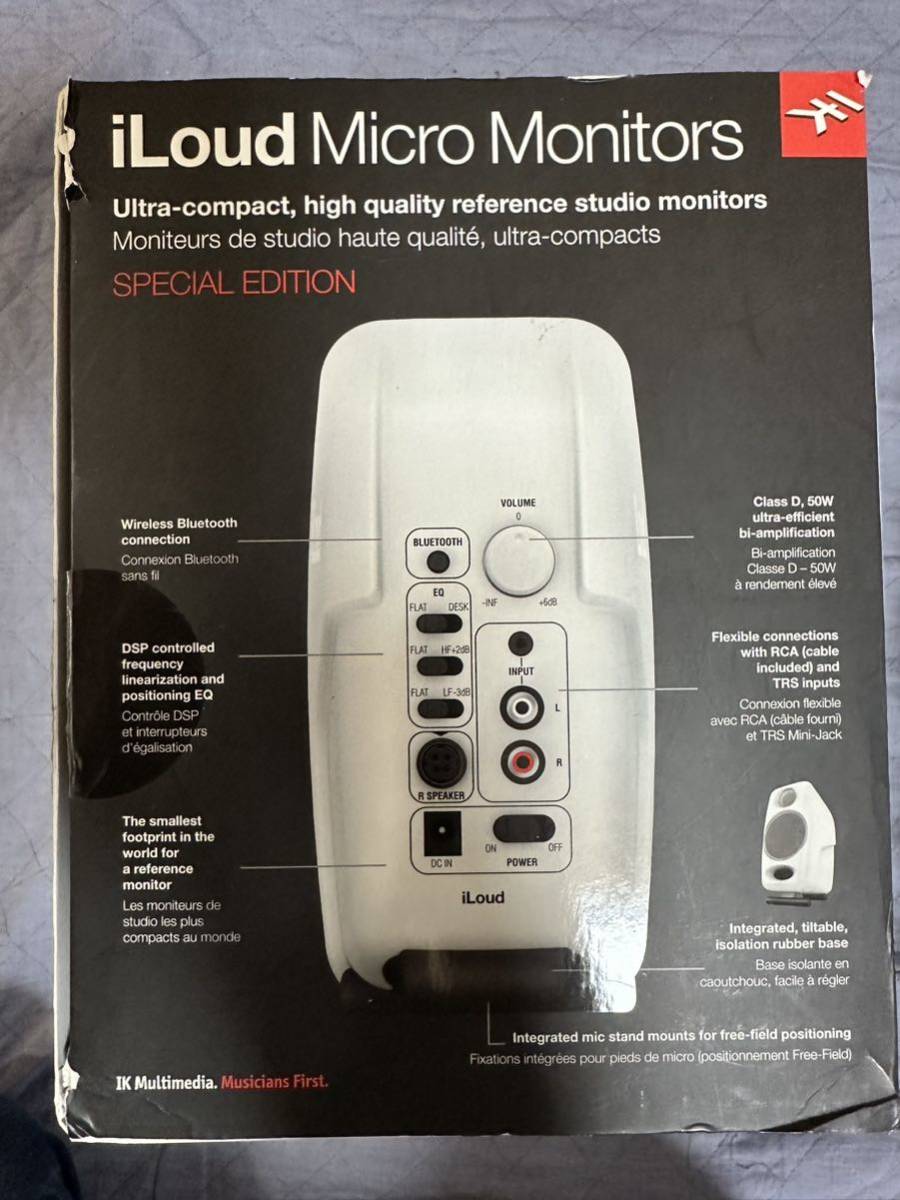 IK Multimedia iLoud micro monitor　中古　白_画像5