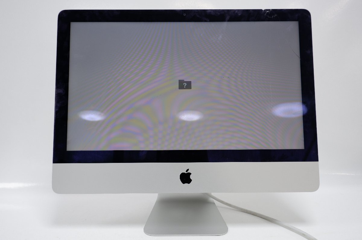 【ジャンク】Apple iMac A1418 21.5インチ 2012年モデル 液晶割れ HDDなし 12-B009/1/160_画像1