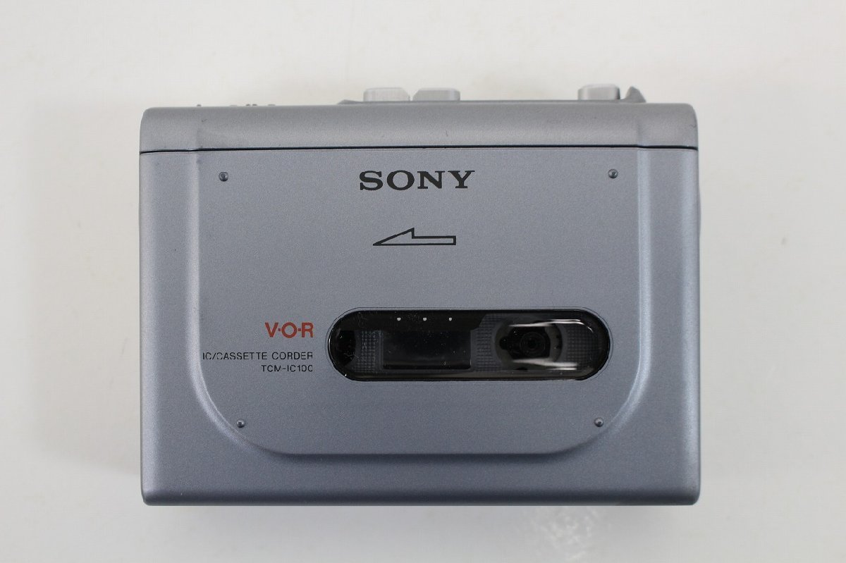 SONY ICカセットコーダー TCM-IC100 ソニー カセットプレーヤー 説明書あり 現状品 12-G049/1/60P_画像3