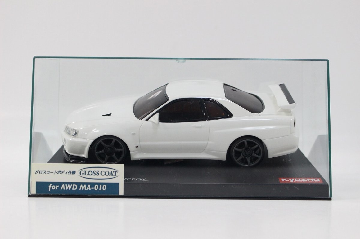 未開封品 Kyosho 京商 MINI-Z オートスケール 日産 スカイライン GT-R VspecⅡ ニュル ホワイト 12-H001Y/1/060_画像2