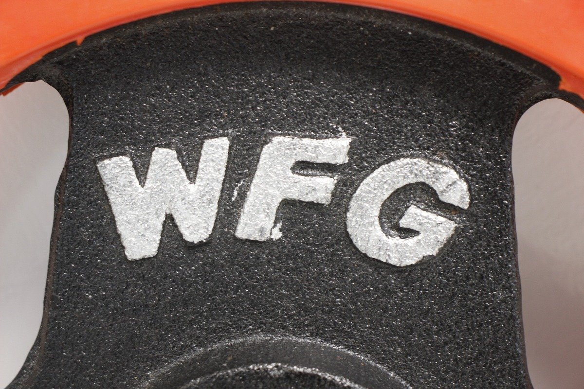 WFG ラバー付きプレート 7.5kg 2枚セット 計15kg ダンベル バーベル 筋トレ ウエイトトレーニング 12-E012Z/1/160_画像2