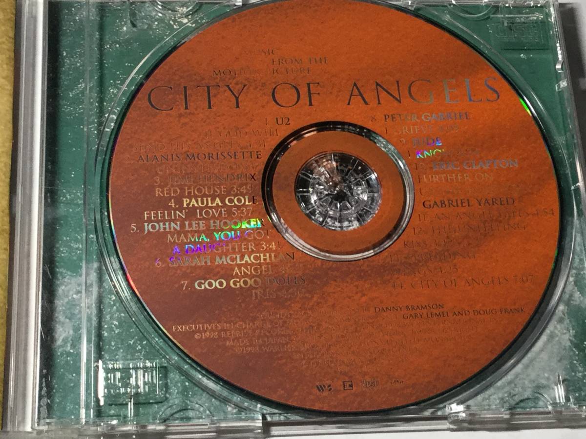 国内盤CD/サントラ/シティ・オブ・エンジェルス #エリック・クラプトン/U2/アラニス・モリセット/ピーター・ガブリエル 送料¥180の画像10
