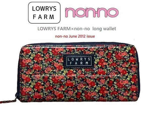 #[ new goods * unused goods ]non-no ×LOWRYS FARM non no Lowrys Farm long wallet #