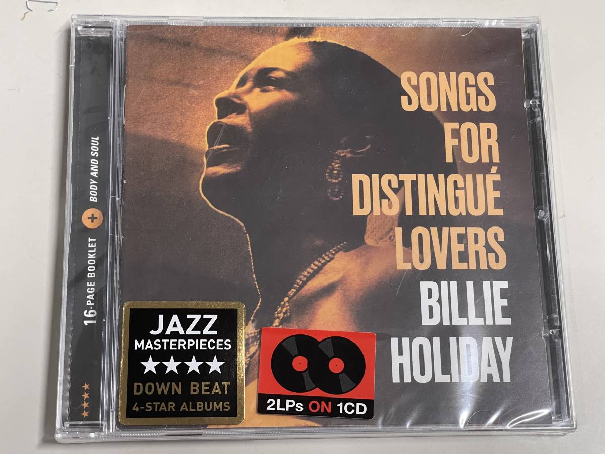 【ほぼ新品CD】songs for distingue lovers (body and soul)/billie holiday/ビリー・ホリデイ【日本盤】2LP in 1CDの画像1