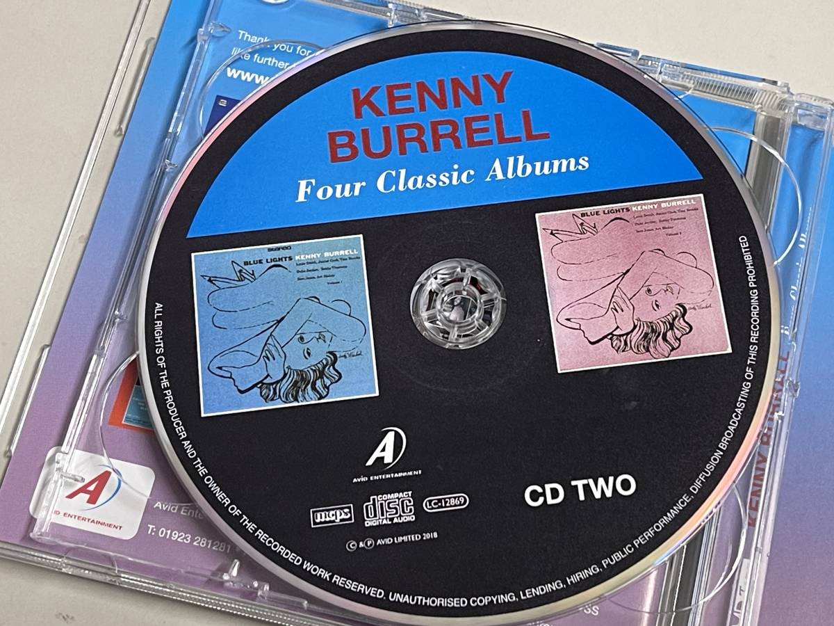 【ほぼ新品CD2枚組】four classic albums/kenny burrell/ケニー・バレル【輸入盤】jazz_画像5