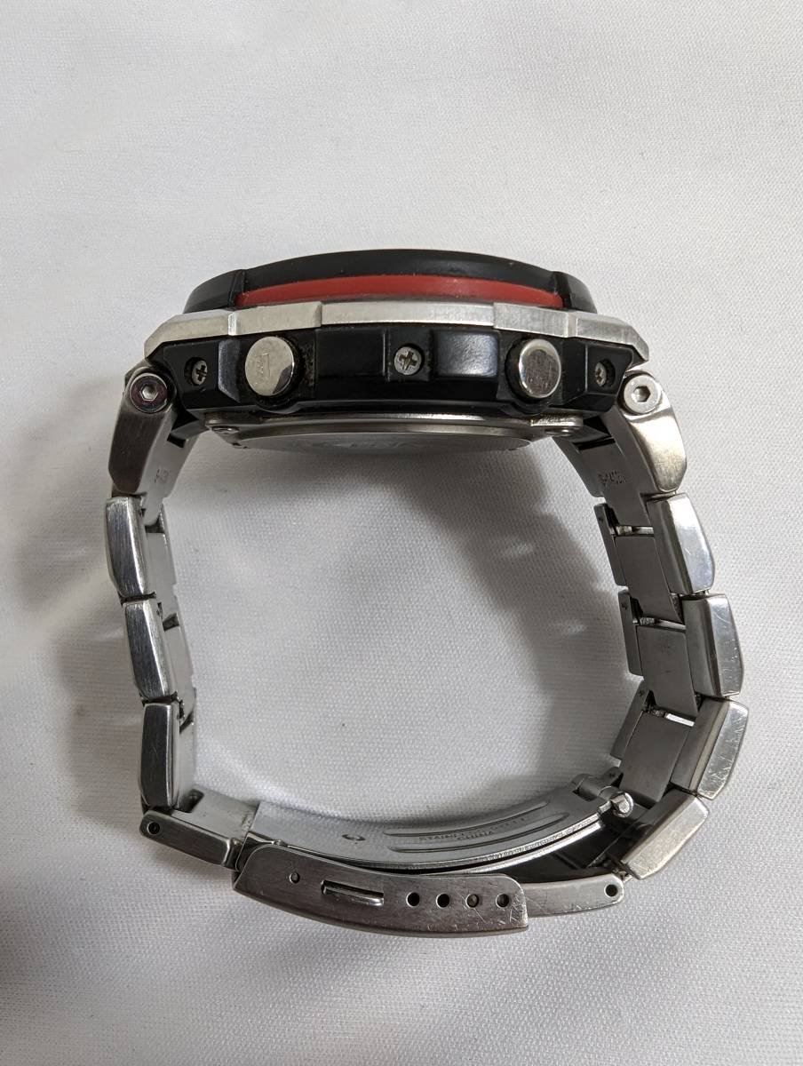 美品 CASIO　カシオ　GST-W100D　G-SHOCK G-STEEL　タフソーラー　電波受信　腕時計　中古_画像9