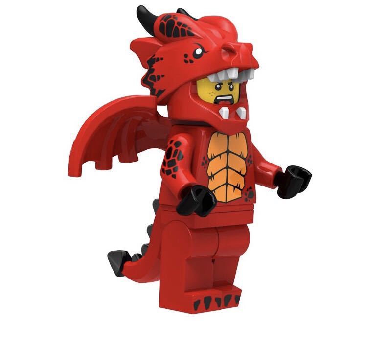 1体 ドラゴン　ミニフィグ LEGO 互換 ミニフィギュア lx_画像1
