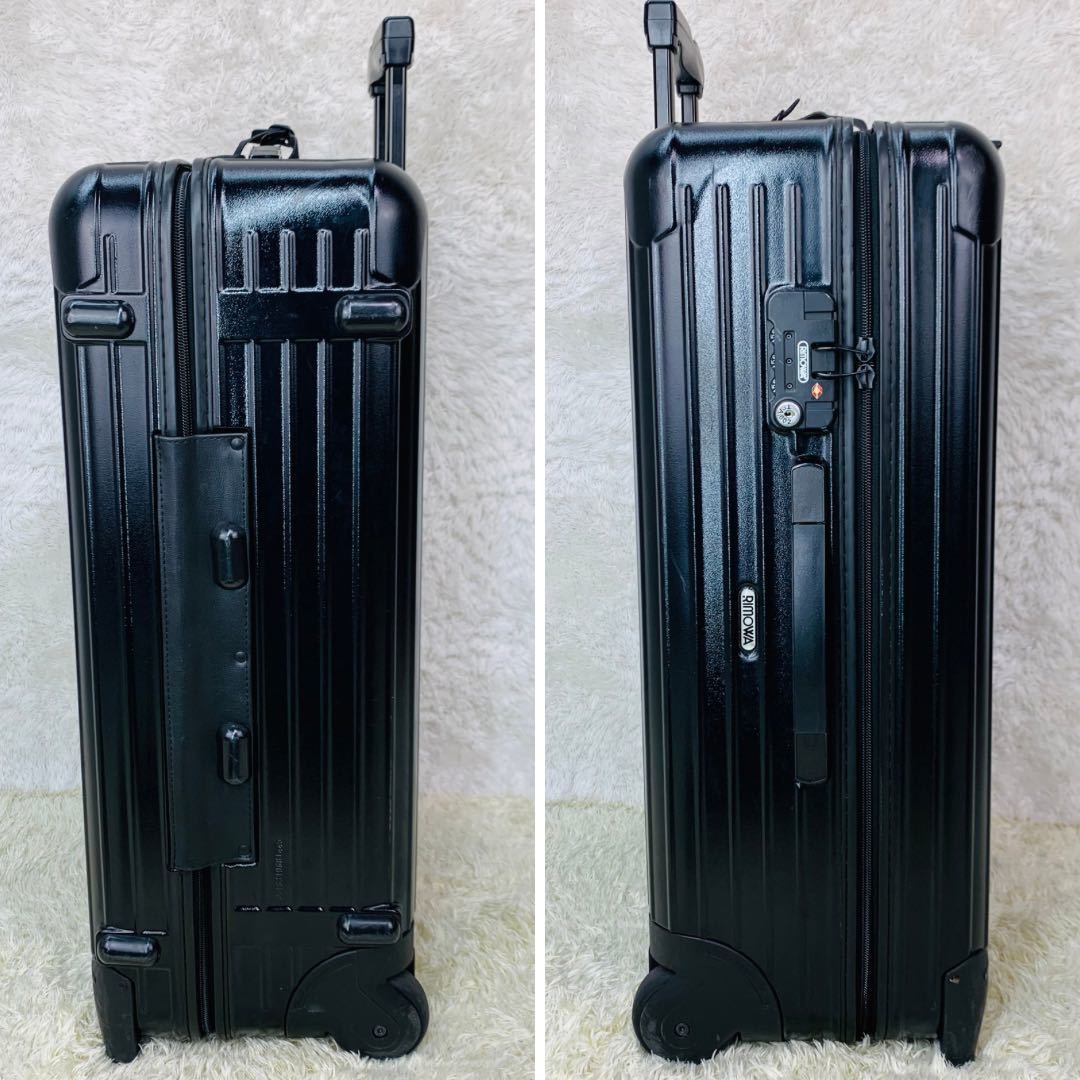 タグ付き【極美品】RIMOWA リモワ SALSA サルサ 63L TSAロック 2輪 マットブラック 黒 超軽量 スーツ ケース キャリー バッグ ビジネス_画像3