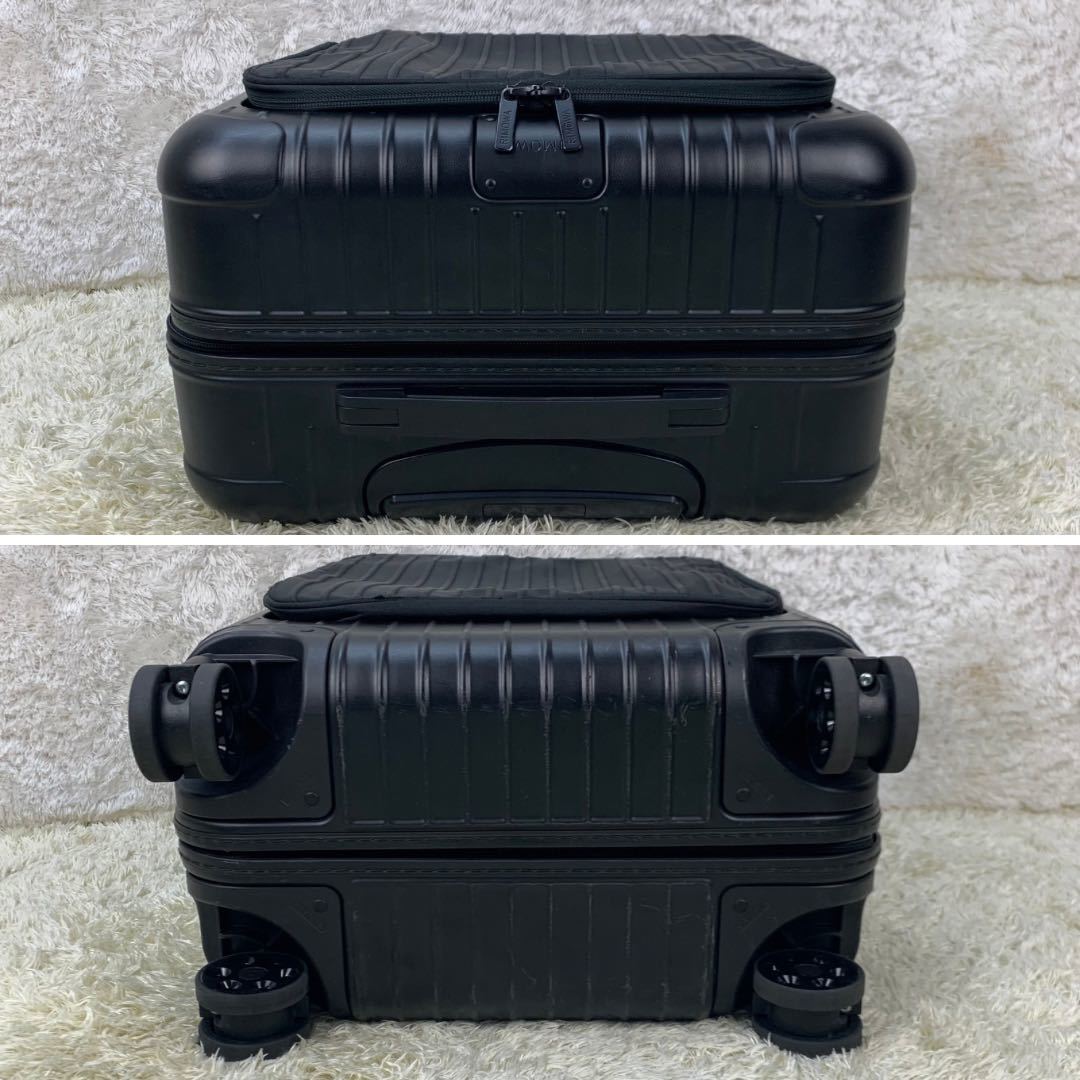 【現行】RIMOWA リモワ ESSENTIAL エッセンシャル SLEEVE スリーブ CABIN キャビン PLUS プラス 46L マットブラック 黒 4輪 MW TSAロック_画像5