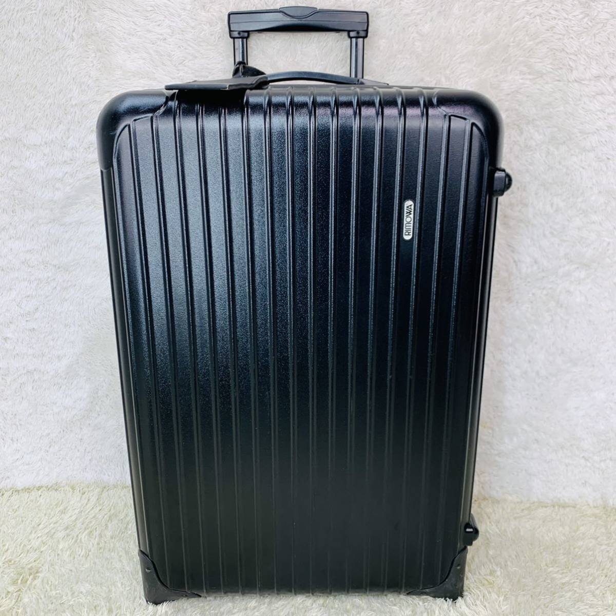 タグ付き【極美品】RIMOWA リモワ SALSA サルサ 63L TSAロック 2輪 マットブラック 黒 超軽量 スーツ ケース キャリー バッグ ビジネス_画像2