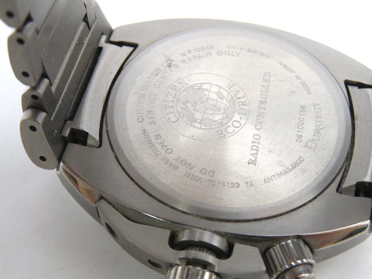 ◆1円◇稼働◇　シチズン　H10A-T015123　　黒　ソーラー　メンズ　腕時計　　G54602_画像5