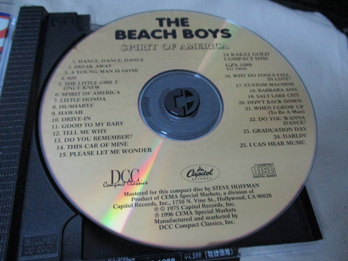 HE BEACH BOYS Spirit Of America‘96(original’75)限定盤オリジナルマスター DCC社マスタリング ユキム輸入盤国内仕様 24Karat Gold Disc_画像6