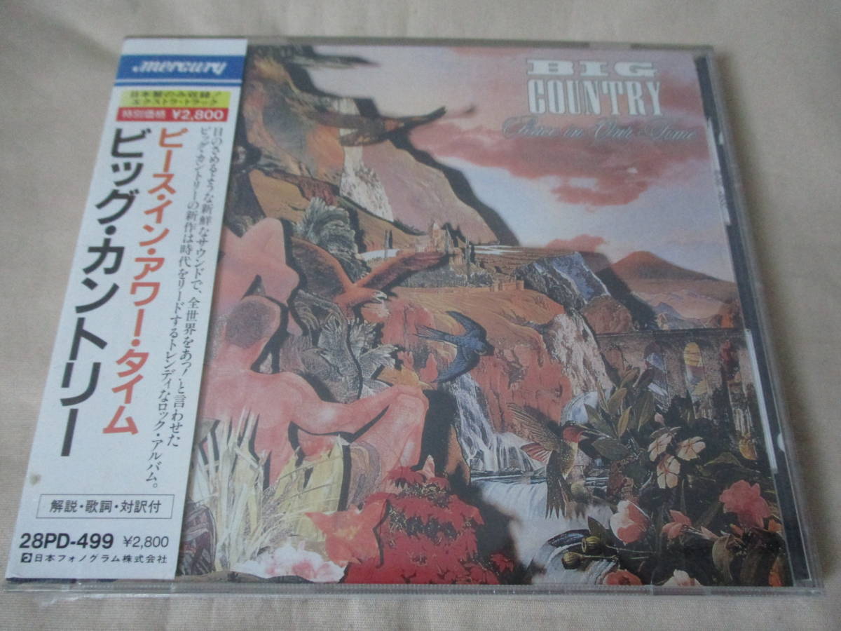 BIG COUNTRY Peace In Our Time ’88 新品未開封 国内初回盤 28PD-499 スコットランドのロックバンド エクストラ・トラック_画像1