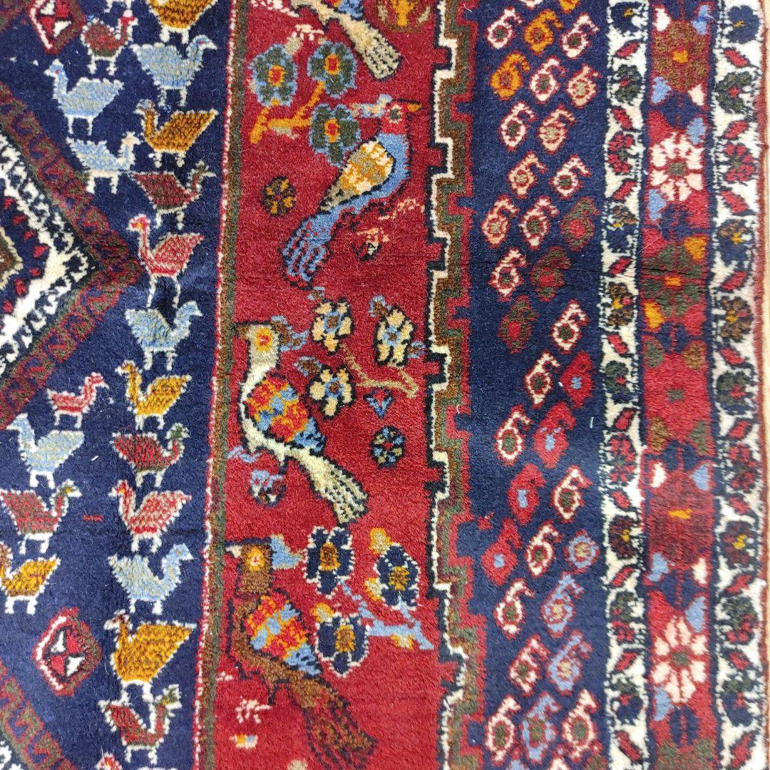 ペルシャ絨毯No.AD598 手織り草木染スィールジャーン産180x120 Sirjan