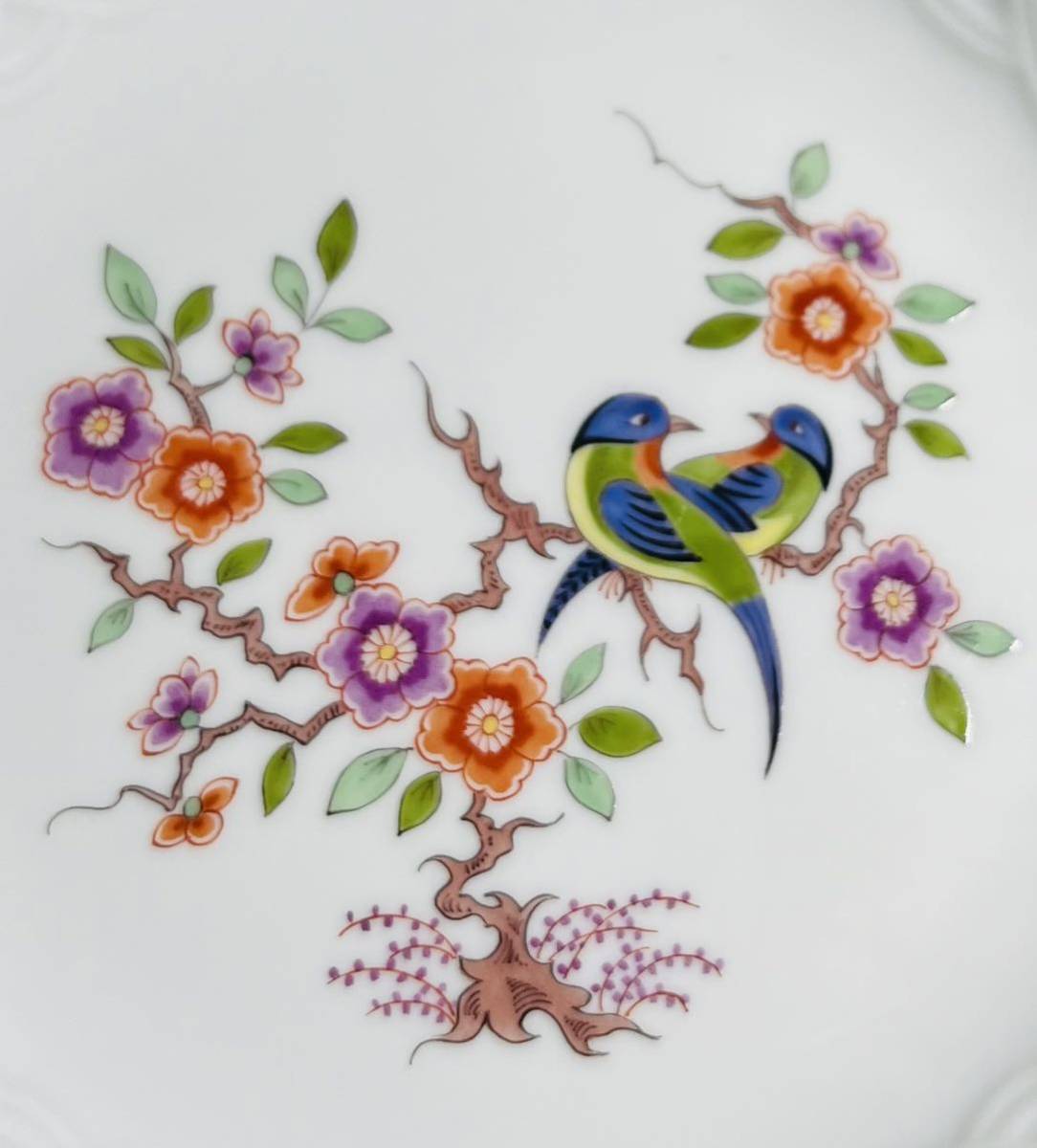 Meissen マイセン /※未使用 1級品 上級装飾 柿右衛門様式 花鳥 Meissen マイセン /※未使用 1級品 上級装飾 柿右衛門様式 花鳥