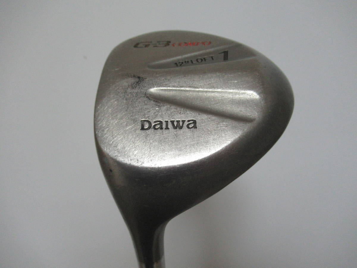 ★Daiwa ダイワ G-3 CONPO ドライバー 左用 1W 12° 純正カーボンシャフト F912　★レア★激安★中古★　★_画像1