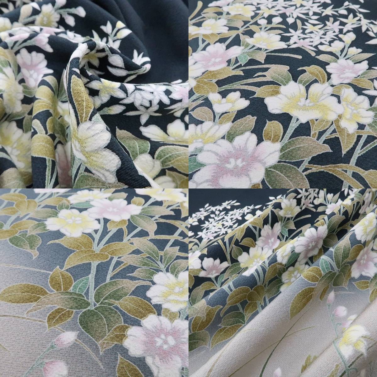 yu.saku2 new goods hand .... kimono silk . attaching thread attaching * kind manner .. considering Akira ... light . Sakura ~ visit wear 2649