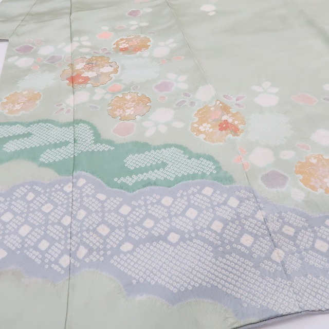 yu.saku2 new goods aperture stop gold piece embroidery snow wheel kimono silk . attaching thread attaching * manner shines when joy ... not Sakura ..,.., snow wheel ..~ visit wear 2734