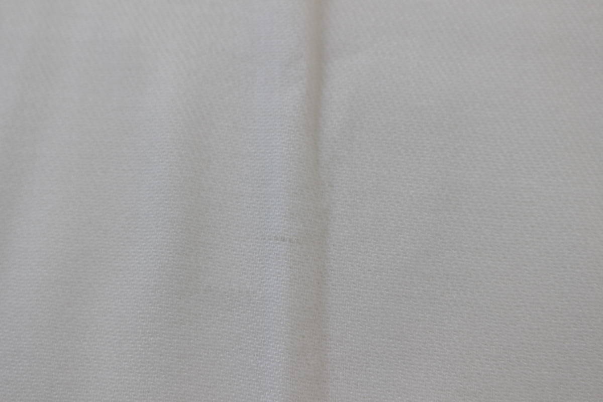 新品 アウトレット【Cashmere カシミア】無地 Plain ライトタッチ 大判 ストール/マフラー C.WHITE 白 クリームホワイト系_画像7