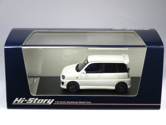 ハイストーリー 1/43 スバル プレオ RS Limited II 2002 ピュアホワイト (HS379WH)_画像1