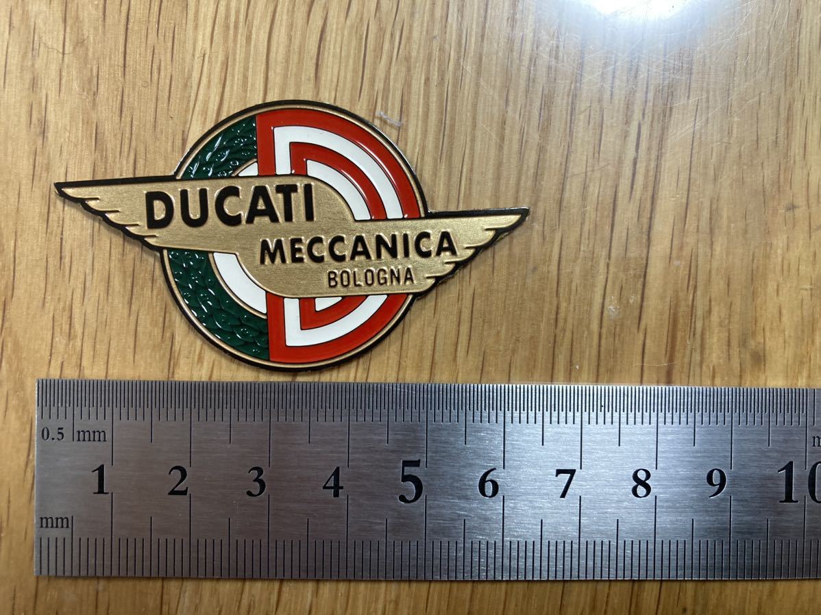 ducati メカニカ MECCANICA 金属ステッカー 村山モータース メタルステッカー 平面タイプ 新品900ss 900sl 400ss F1 F3 モンスター 851 888_画像2