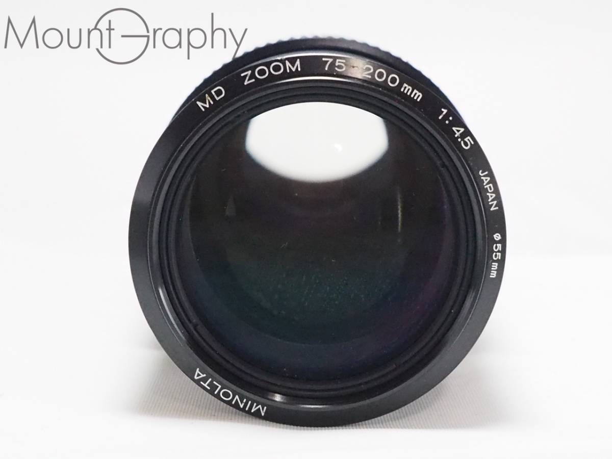 * practical use beautiful goods * MINOLTA Minolta MD ZOOM 75-200mm F4.5 * working properly goods * including in a package possible #i4865