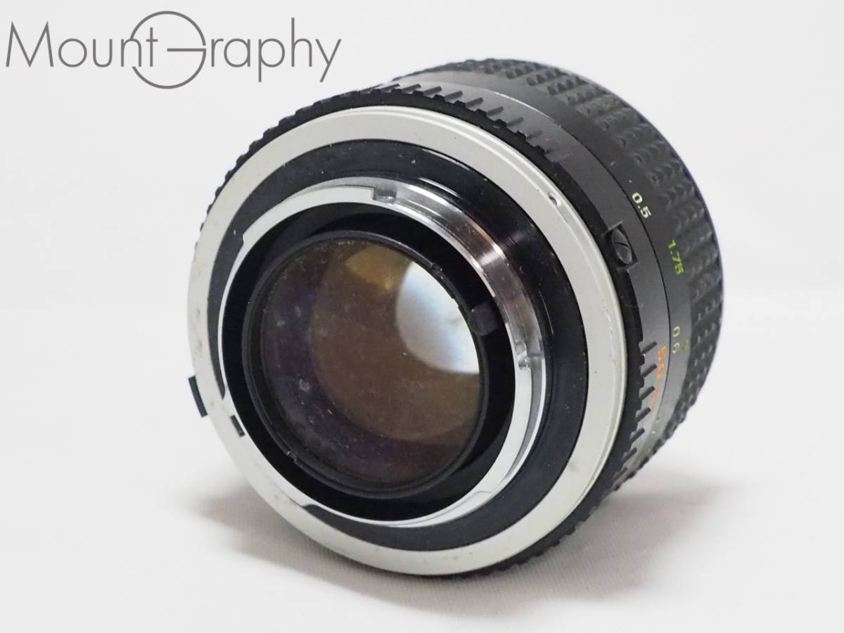 ★実用美品★ MINOLTA ミノルタ MC ROKKOR-PG 50mm F1.4 ★完動品★同梱可 #i4933の画像2