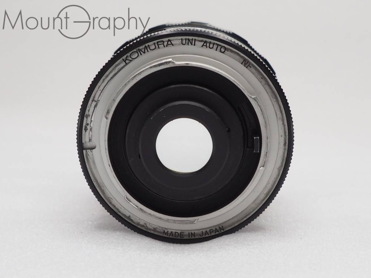 ★実用美品★ SANKYO KOHKI 三協光機 W-KOMURA UNI AUTO 35mm F2.5 ★完動品★同梱可 #i5040_画像4