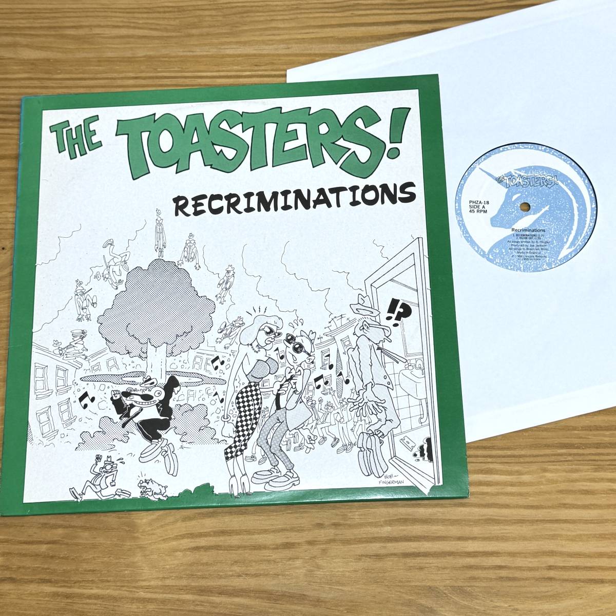 【12inchレコード】THE TOASTERS「RECRIMINATIONS」'89年 NEO SKA名盤!!!【美中古】_画像1