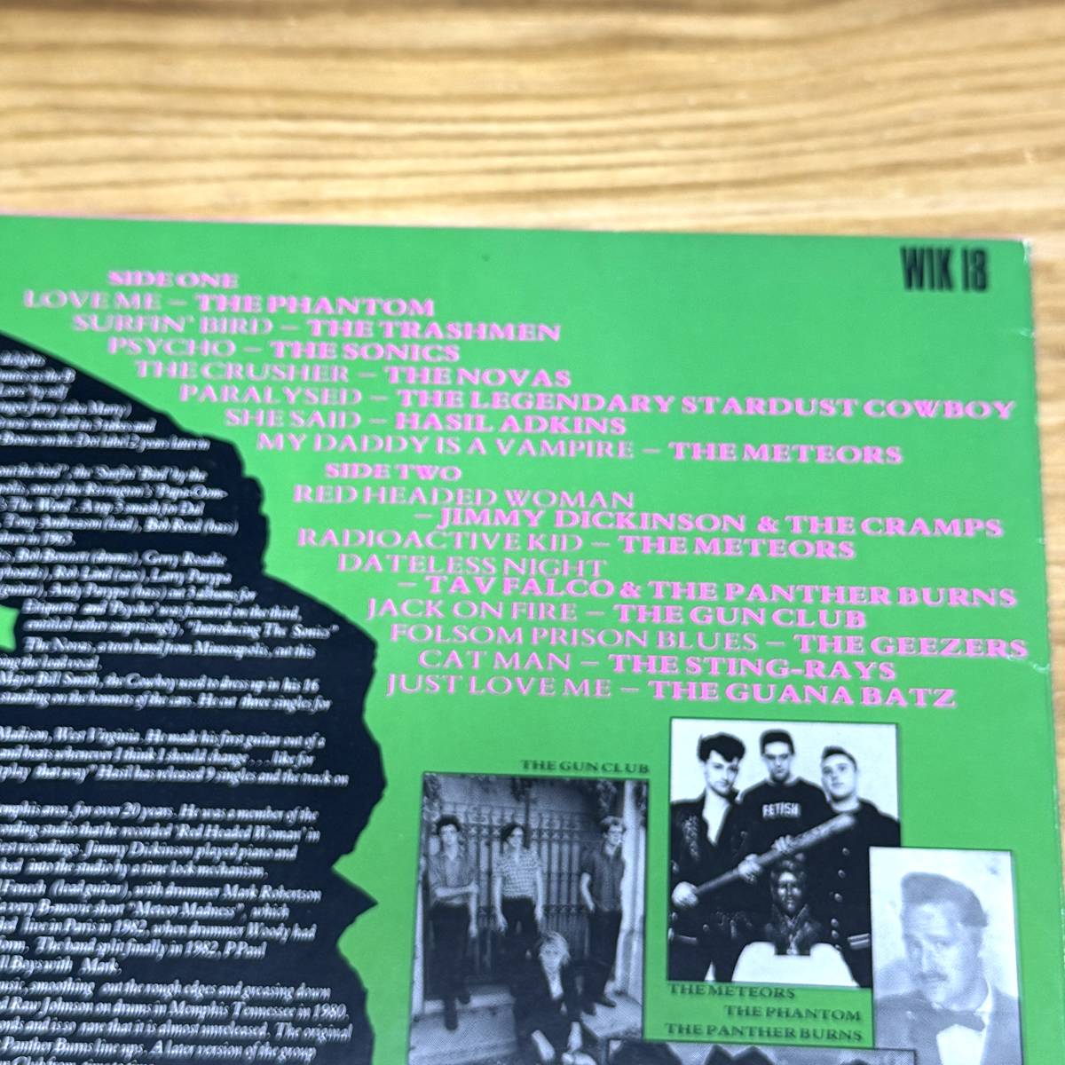 【LPレコード】V.A.「Rockabilly Psychosis And The Garage Disease」'84年 UK初期PSYCHO/GARAGE 名盤!! ネオロカ Psychobilly【極美中古】_画像6