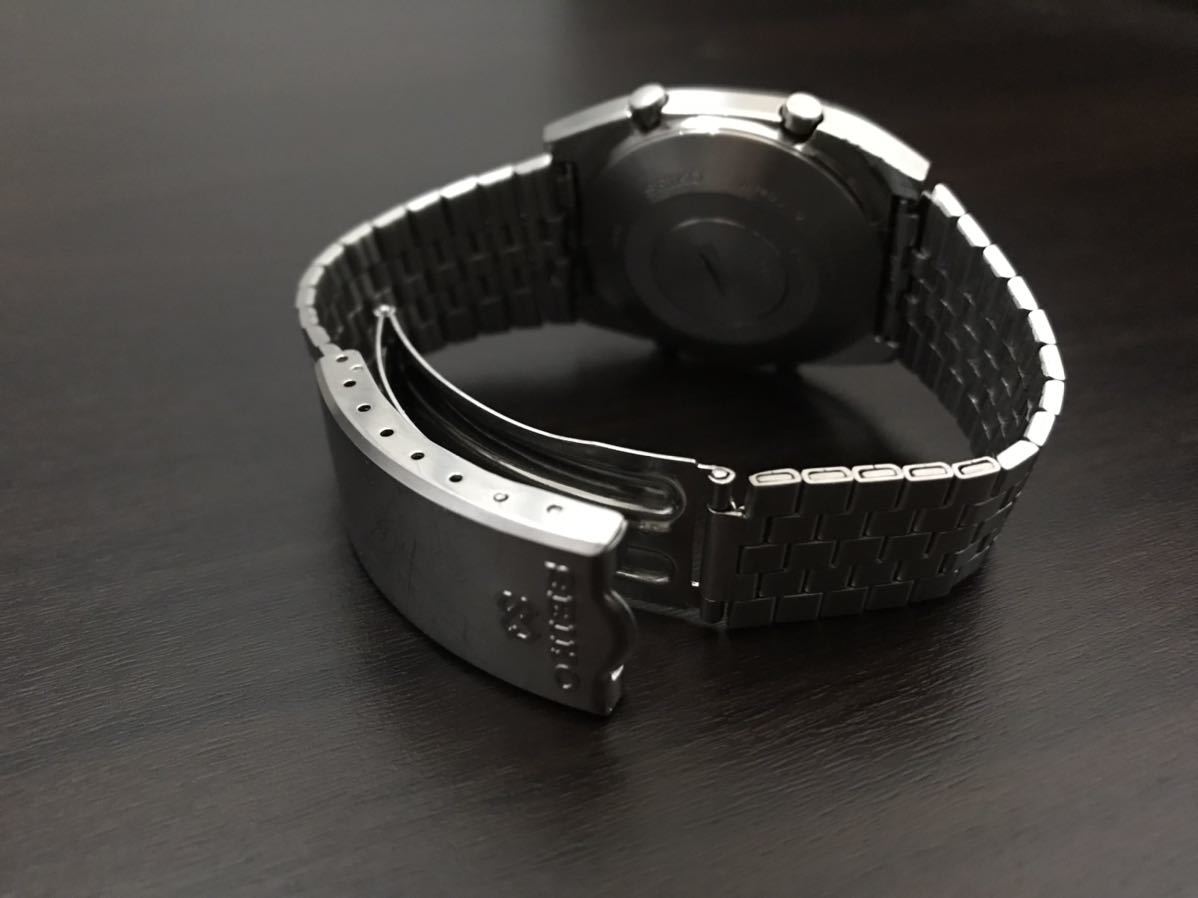 SEIKO A159-5009 Quartz LC アラーム クロノグラフ QZ LCD デジタル クォーツ 腕時計 希少品 オリジナルブレス 完動品　_画像7