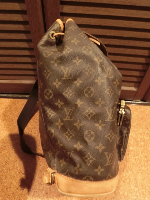 美品　正規品　LOUIS VUITTON ルイヴィトン モンスリGM リュックバック　シリアルありモノグラム リュックサック _画像4