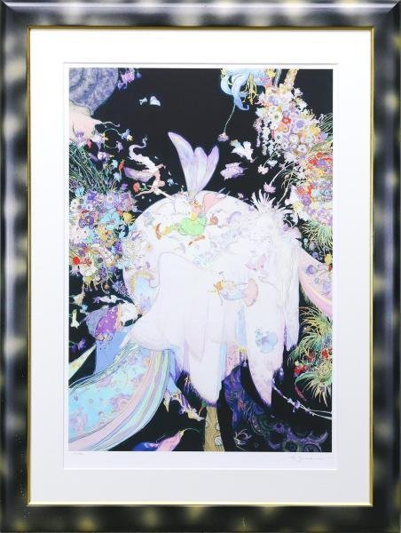 天野喜孝 シルクスクリーン サティ 美術品 天野喜孝 シルクスクリーン サティ 美術品