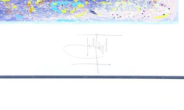 【真作】【WISH】ギィ・デサップ Guy Dessapt「ヴェニス」シルクスクリーン 20号大 大作 直筆サイン 　　〇フランス人気画家 #23102449_画像6