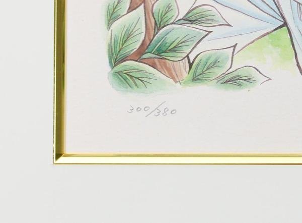 真作】【WISH】いがらしゆみこ リトグラフ 直筆サイン 真作】【WISH】いがらしゆみこ リトグラフ 直筆サイン