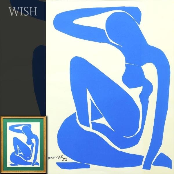 【真作】【WISH】アンリ・マティス Henri Matisse リトグラフ 10号大 1952年作 人物 　　〇20世紀最大の巨匠の一人 #23113245_画像1