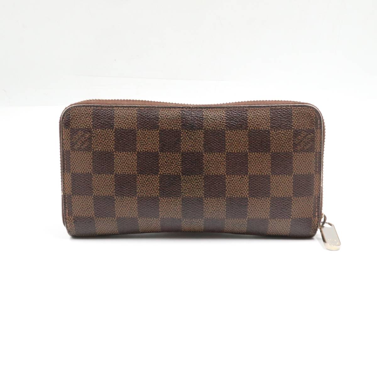 ★LOUIS VUITTON ルイヴィトン N60015 ダミエ ジッピーウォレット ラウンドファスナー 長財布 ウォレット ブラウン系_画像1