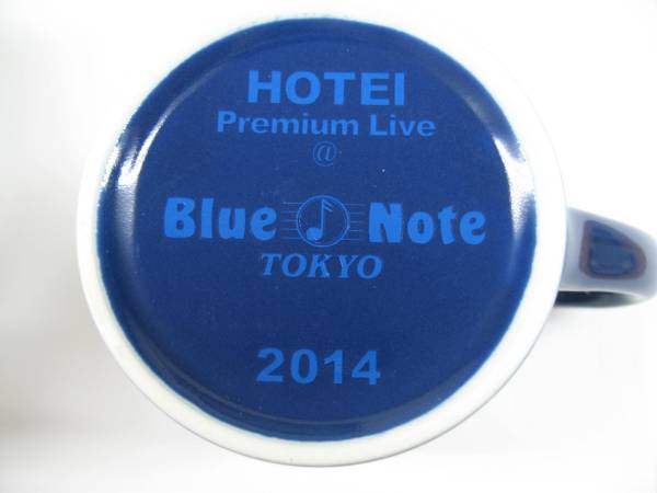 限定☆布袋寅泰 マグカップ 2014 BLUE Note Tokyo Premium Ver ブラック×ブルー 東京記念公演 希少 グッズ G柄 未開封_画像3