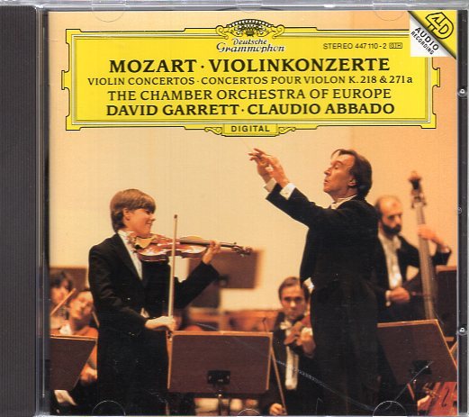 モーツァルト：ヴァイオリン協奏曲集/ギャレット、アバド_画像1