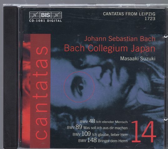 J.S. バッハ：カンタータ集 14 - BWV 148, 48, 89, 109 （バッハ・コレギウム・ジャパン／鈴木雅明）_画像1