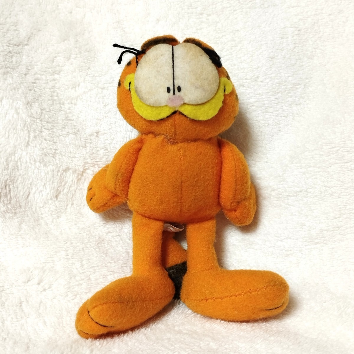  retro Garfield мягкая игрушка брелок для ключа эмблема кошка 