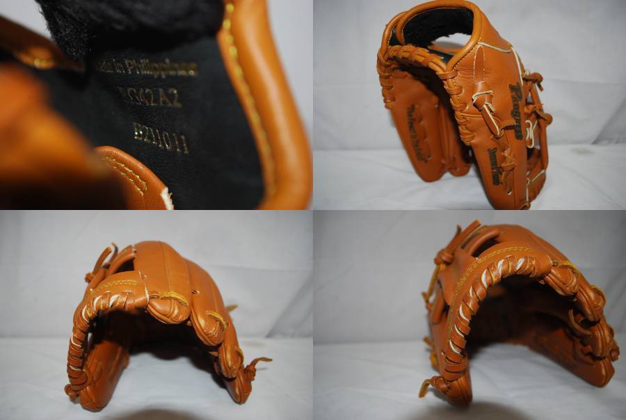 中古品 現状品 Rawlings ローリングス PROGRESS 一般用 軟式 オールラウンド用 グローブ サークルR RG42A2 B211011 _画像10