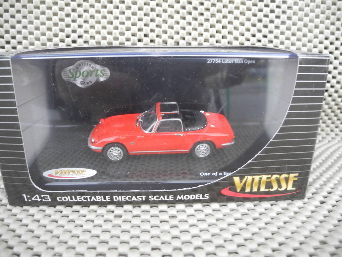 *1/43* Lotus Elan open * red color * new goods not yet exhibition goods * Vitesse made #27754