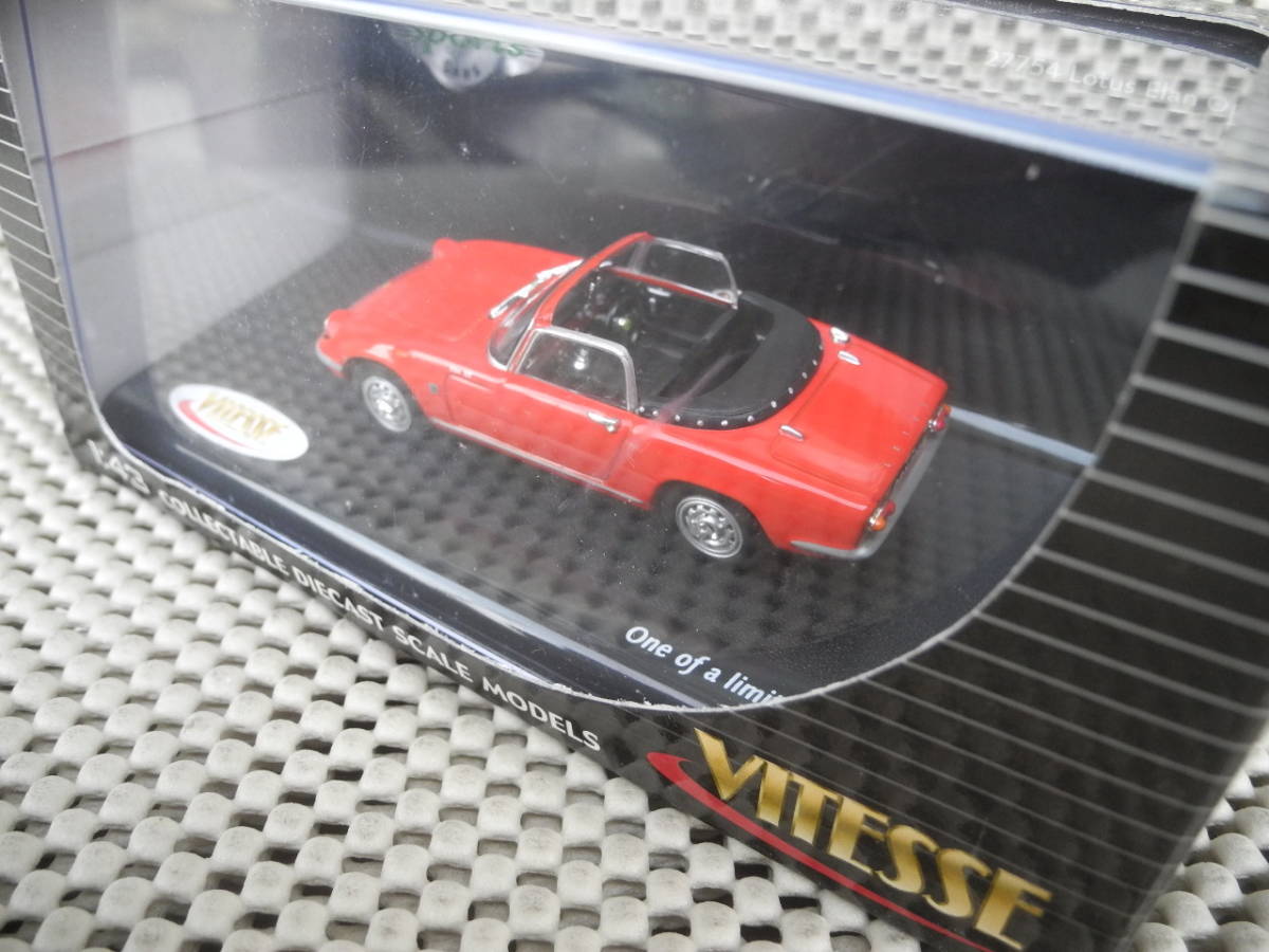 *1/43* Lotus Elan open * red color * new goods not yet exhibition goods * Vitesse made #27754